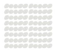 WRITWAA 1000pcs Glow Beads for Fishing Elliptical Plastic 3x4mm for Carp | Night Fishing Rigs, Deep Murky Water Use, White Elliptical Style, Accessory for Enhanced Bait Visibility