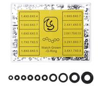 WRITWAA 1000pcs Watch Repair Tool Kit with 10 Sizes Waterproof Rubber O-ring Seals, Watchmaker Seal Rings for Watch Back Replacement and Waterproofing