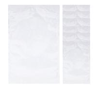 WRITWAA 100pcs Adhesive Shipping Label Pouches Pe Material Attaches Shipping Label Works on Most Surfaces White Packing List Sleeves for Office and Warehouse Use