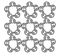 WRITWAA 100pcs Bobbin Case Shim Plate and Bobbin Tension Mechanism Spring for Sewing Machines, Sturdy High Strength Steel Material with Optimal Elasticity and Noise Reduction Feature,