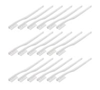 WRITWAA 100pcs Disposable Toothbrush Bulk Individually Wrapped Single Use Soft Bristle Plastic Toothbrushes for Overnight Stay and Guest Room Use, Portable and Hygienic
