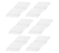 WRITWAA 100pcs Eyebrow Ruler Stickers: Adhesive Brow Mapping Tools - Disposable Eyebrow Measurement Stencil For Diy Makeup Salon