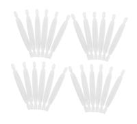WRITWAA 100pcs Eyelid Tape Forks Double Eyelid Patch Tools Durable Plastic Makeup Aid for Natural Eye Shape Ergonomic Design for Beginners and Professionals