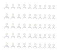 WRITWAA 100pcs French Tip Nail Pieces Artificial Nails Decor White Abs Material Suitable for Different Finger Sizes Design Your Own Style for Home Use and Professional Salon