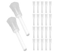 WRITWAA 100pcs Glass Dropper Bottles with Octagonal Design and Solid Glass Rods Refillable Essential Oil Bottles Suitable for Aromatherapy and Massage Use