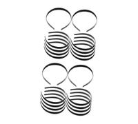 WRITWAA 100pcs Hair Stretchable Toothless Headbands for Women Simple Hair Band Design for Daily Wear and Diy Accessories