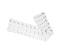 WRITWAA 100pcs Iron-on Clothing Name Labels Writable Washable Blank Tags and Adults, Small Craft Name Stickers for School Uniforms and Everyday Use