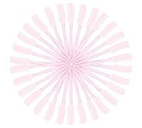 WRITWAA 100pcs Mini Eyelash Comb and Eyebrow Comb Set in Pink Plastic, Fine Toothed Precision Brow Shaping Tool for Daily Use and Travel, Small Reusable Lash Separator for Women