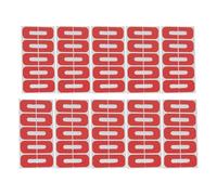 WRITWAA 100pcs Nail Polish Peel off Barrier in U Shape Plastic Cuticle Guards for Skin Protection Easy Removal and Portable Nail Polish Application Protector and Travel Use