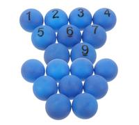 WRITWAA 100pcs Ping Pong Balls Bulk Numbered Table Tennis Balls, 35mm Plastic Lottery Bingo for Raffle And for Game Night, Carnival, Vending Machines, And Classroom Learning, Dark Blue