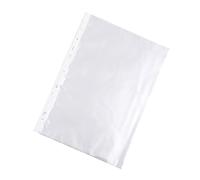 WRITWAA 100pcs Sheet Protectors 11 Hole PVC Acid Free Environmentally Friendly Material Provides Protection and Clarity Suitable for School and College Use