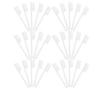 WRITWAA 100Pcs Short Handle Prison Toothbrush with Soft Manual Bristles, Non-Slip Thumb Grip Compact Stubby Brush for Adult Oral Care, Suitable for Travel and Institutional Use