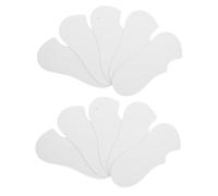 WRITWAA 100pcs Sock Display Cards: 22.5x9.2cm Cardboard Inserts for Short Socks -Retail Organizing Jigs with Stackable Design - White Packaging Tools for Store