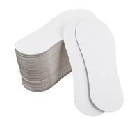 WRITWAA 100pcs White Cardboard Sock Inserts 22cm X 9cm Sock Display Holders and Storage Blockers for Low Cut and Invisible Organizers for Retail and Home Use