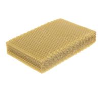 WRITWAA 10pcs Beeswax Honeycomb Foundation Sheets for Beehives Natural Bee Hive Wax Foundations for Beekeeping Supplies and Candle Crafting, Suitable for Hive Frames and Furniture