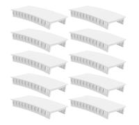 WRITWAA 10PCS Breaker Filler Plate for Load Centers, Flame-Retardant Plastic Breakable Distribution Box Blanking Plate for Closing Breaker Panel Blanks