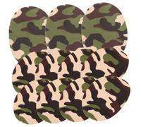 WRITWAA 10pcs Camouflage Iron Patches for Clothes Repair Soft Embroidered Decorations for Jackets Jeans Bags Hats DIY Clothes Fix and Fashion Accessories