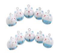 WRITWAA 10pcs Chicken Bell Pendant Vintage Lucky Feng Shui Bells Made of Iron for Crafting Hanging Pendants and Kitten Lucky Decorative Iron for Home Crafts