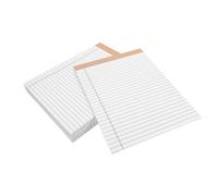 WRITWAA 10pcs Double-sided Legal Pads Perforated Lined Note Pads for Office School Home Pages Each Efficient Tear-out Writing Paper Notebook for To-do Lists and Note-taking