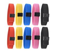 WRITWAA 10pcs Elastic Lunch Box Straps for Notebooks and Meal Plan Containers, Nylon Food Container Fixing Bands with Stretch and Resilience, Adjustable Fit for Daily Needs and Office Use