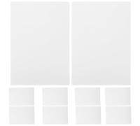 WRITWAA 10pcs Foam Eva Crafts Sheet White Foam DIY Board with Smooth Surface No Adhesive Backing Thick Project Board for DIY Decoration and Cosplay Prop Making