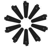 WRITWAA 10pcs Hairdresser Scissor Cover for Barber Hair Clips Leather Sheath Tool Holster for Protecting Hair Styling Scissors During Travel Storage