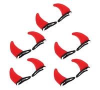 WRITWAA 10pcs Halloween Devil Horn Hair Clips Durable Lightweight Gothic Cosplay Hairpins for Costume Parties Trick Treat Accessories