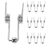 WRITWAA 10pcs Heavy Duty Torsion Springs Metal Hair Curling Torsion Spring DIY Curling Iron Rod Replacement Accessories for Hair Styling Tools