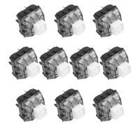 WRITWAA 10pcs Mechanical Clicky Keyboard Switches Tactile Replacement Shaft Key Switches for Gaming Computer Keyboards