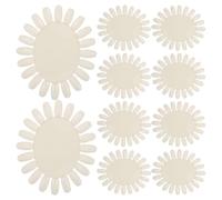 WRITWAA 10Pcs Nail Art Tips Display Board: Oval False Nail Polish Sample Wheel - Platter to Showing 20 Colors for Manicure Practice Tools and Salon Accessories,20 Tips Each