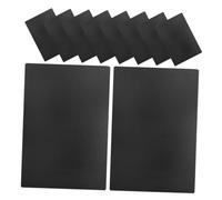 WRITWAA 10pcs Portable Nail Art Palette Reusable Water-washable Mixing Trays for Nail Color Practice and Painting Lightweight Board for Acrylic Oil Gouache