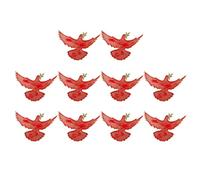 WRITWAA 10pcs Quality Metal Dove Lapel Pins Peace Symbol Brooch for Women Men for Party Casual Wear