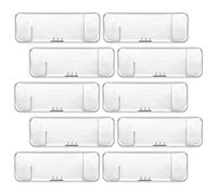 WRITWAA 10pcs Razor Holder Plastic Lightweight Easy to Open and Close Small Storage Box for Shaving Kit