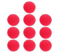 WRITWAA 10pcs Red Sponge Clown Nose Performance Props Comfortable Wear Lightweight Clown Cosplay Accessory for Role-play and Party Supply