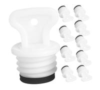 WRITWAA 10pcs Reusable Rubber Stoppers for Hot Water Bags Leakproof Plugs Replacement Caps Gasket for Home Office Travel Warmth