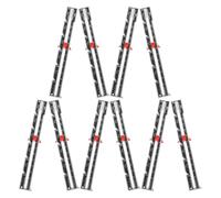 WRITWAA 10pcs Seam Gauge Sewing Ruler Lightweight Aluminum Alloy and Abs Multifunctional Assistance Tool for Tailoring and Crafting, Precision Seam Allowance Measuring Guide for Sewing