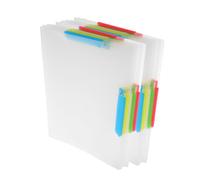 WRITWAA 10pcs Swing Clip Report Covers File Folder with Dual Rod Design and Large Capacity Plastic Organizer for Meetings and Business Reports