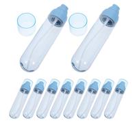 WRITWAA 10PCS Travel Spray Bottle: Plastic Refillable Spray Bottle Fine Mist Empty Containers for Perfume Essential Oils Rose Water Cosmetics 100ml