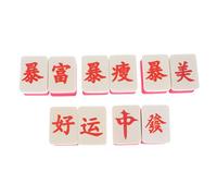 WRITWAA 10pcs Unique Mahjong Appearance Face Makeup Pad Soft Makeup Puff Women Tool Dry Wet Two-way Powder Egg