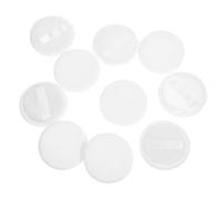 WRITWAA 10pcs White Cotton Powder Puff Makeup Pads for Face and Body, Gentle on The Skin with Even and Smooth Application, for Loose Powder and Setting Makeup