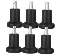 WRITWAA 12 Pcs Furniture Fixed Feet Chair Levelers for Office Desk Chairs Practical Anti-slip Casters Conversion Glides Easy Install Replacement