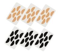 WRITWAA 12 Sheets Non Slip Adhesive Nose Pads for Glasses Skin Friendly Cushions Skid Eyewear Repair Parts Suitable for Full Frame Sunglasses and Optical Frames