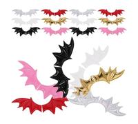 WRITWAA 120pcs Halloween Bat Wings for DIY Hair Accessories Devil Costume Cosplay Decorations Spooky Bats Wings for Party Favors Craft Your Own Unique Looks