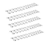 WRITWAA 120pcs Portable Nail Art Palette with Stable Flat Bottom and Comprehensive Color Comparison, Plastic round Bead Shape Nail Colour Display Tips for Manicure Salon Use