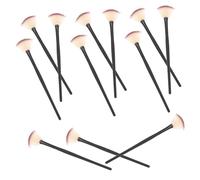 WRITWAA 12pcs Face Beauty Brushes Fluffy Fan Shaped Makeup Applicators for Facial Masks Skincare for Smooth Application of Serums and Creams