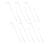 WRITWAA 12pcs Glass Cell Spreaders Set - Triangular and L-shaped Agar Spreading Rods for Microbiology Lab - Reusable Sterile Inoculation Tools for Bacterial Lawn Culture