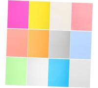 WRITWAA 12pcs Heat Shrinkable Art Sheets DIY Craft Supplies Shrink Film for Creative Painting Decorating Projects and Party Favors