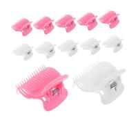 WRITWAA 12pcs Hot Roller Clips Hair Curler Claw Clips for Women Safe Portable Styling Tools for Travel Salon Use Prevents Burns for Hair Sectioning Volume