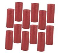 WRITWAA 12pcs Kraft Paper Tubes with Lids Round Essential Oil Bottle Packaging Boxes Natural Cardboard Containers for Tea Candy Cosmetic Storage