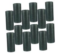 WRITWAA 12pcs Kraft Paperboard Tubes Round Refillable Essential Oil Bottle Containers Dark Green for Tea Incense Cosmetic Storage with Light and Heat Protection